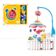 2015 Newest B/O Baby Bed Prodcuts Plush Bed Toys with Music and Light (10220296)